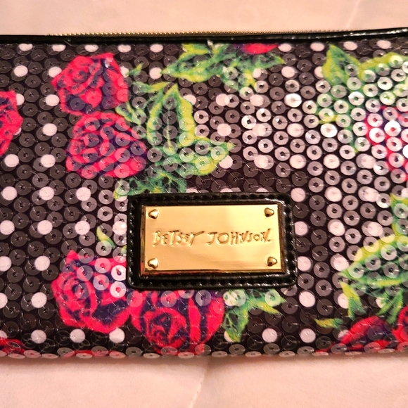Betty Johnson sequin wallet!! GORGEOUS - Picture 6 of 6